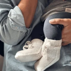 Bonjour Little Chaussons en Laine Mérinos Milker - 0/3 Mois