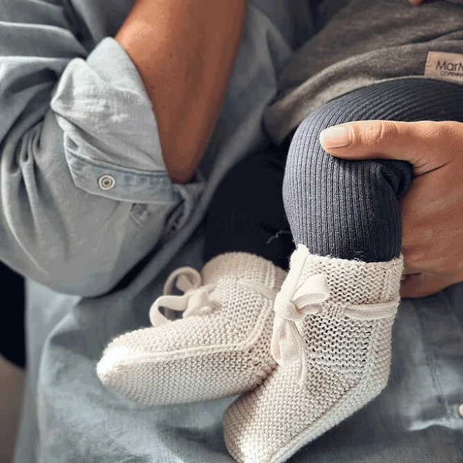 Bonjour Little Chaussons en Laine Mérinos Milker - 0/3 Mois