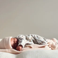 Bonjour Little Combinaison Bébé Jour et Nuit Velours Californian Poppy - 3 Mois