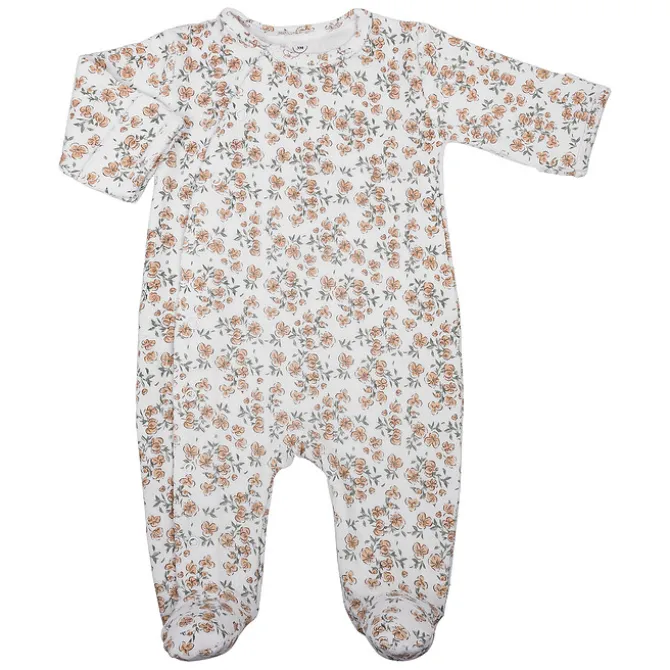 Bonjour Little Combinaison Bébé Jour et Nuit Velours Californian Poppy - 3 Mois