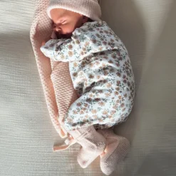 Bonjour Little Combinaison Bébé Jour et Nuit Velours Californian Poppy - 3 Mois