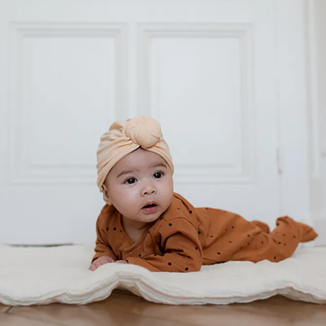 Bonjour Little Combinaison Jour et Nuit Pois Nut - 6 Mois