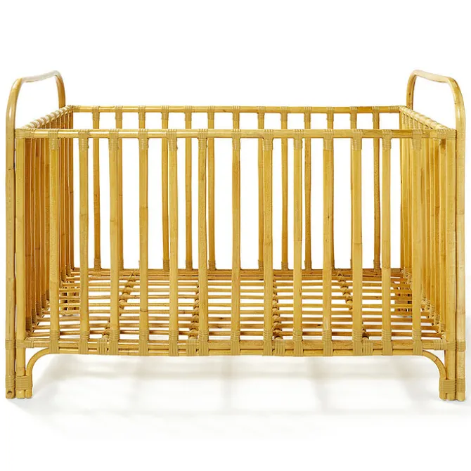 Bonton Lit Bébé à Barreaux Bohème - Naturel
