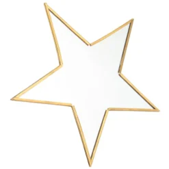 Bonton Miroir Etoile - Laiton