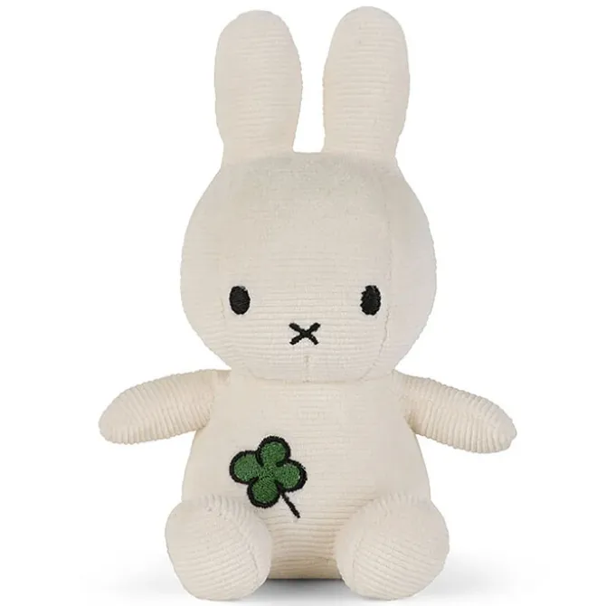 Bon Ton Toys Lapin Miffy Brodé Blanc Cassé Trèfle - Petit