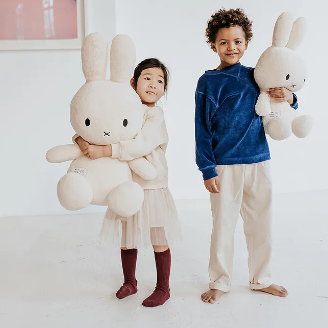 Bon Ton Toys Lapin Miffy Terry Crème - Grand