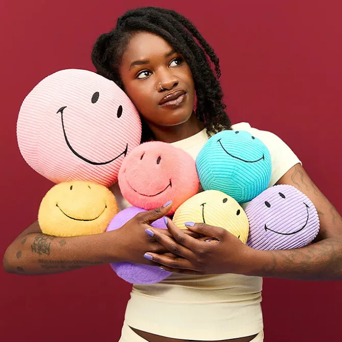 Bon Ton Toys Smiley Velours Côtelé Pourpre - Petit