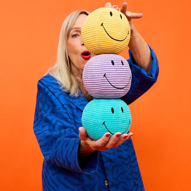 Bon Ton Toys Smiley Velours Côtelé Turuoise - Petit