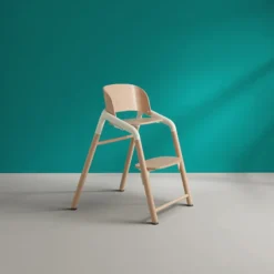 Bugaboo Chaise Haute Bugaboo Giraffe - Bois Neutre et Blanc