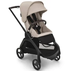 Bugaboo Poussette Citadine Complète Dragonfly Châssis Noir - Desert Taupe