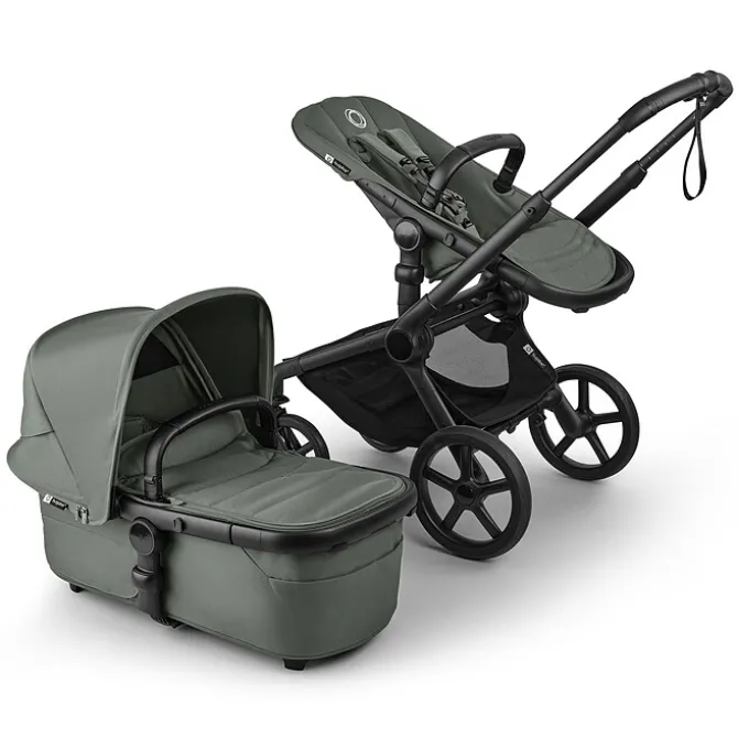 Bugaboo Poussette Citadine Fox5 Renew Complète Châssis Noir - Forest Green
