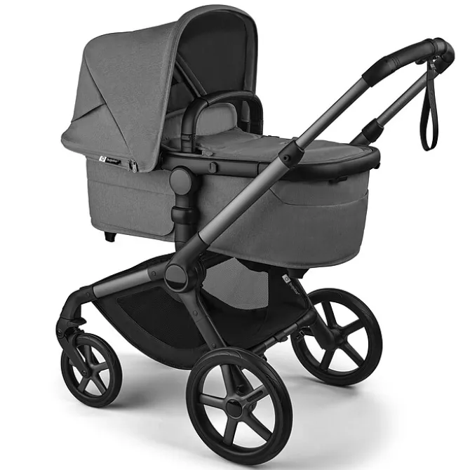 Bugaboo Poussette Citadine Fox5 Renew Complète Châssis Noir - Moon Grey