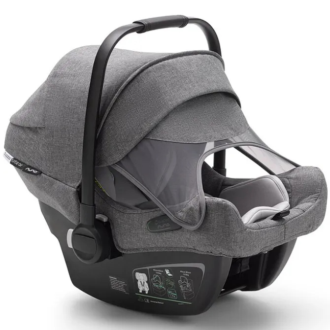 Bugaboo Siège Auto Turtle Air by Nuna i-Size Groupe 0+ - Gris