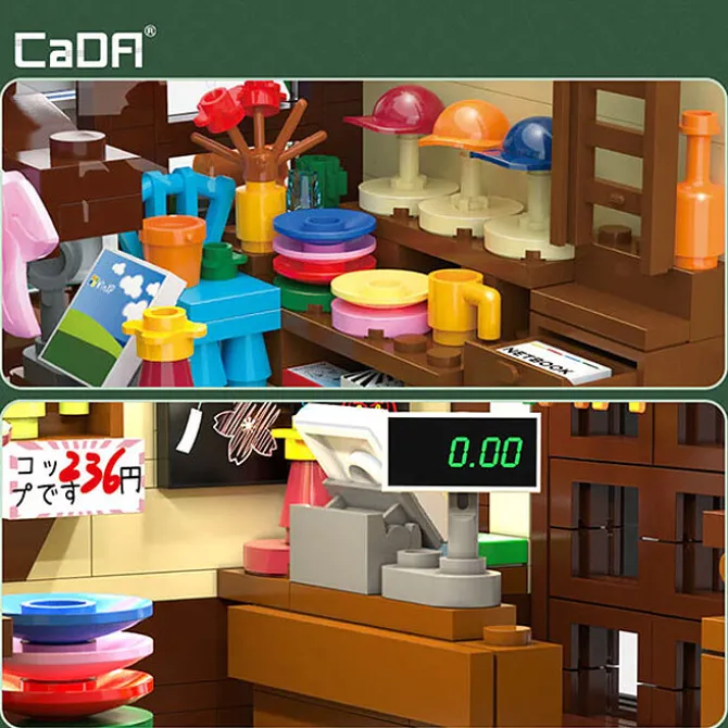 Cada Jeu de Construction Lumineux Epicerie de Kitty