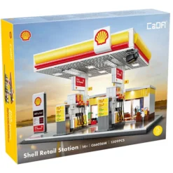 Cada Jeu de Construction Lumineux Station Essence Shell