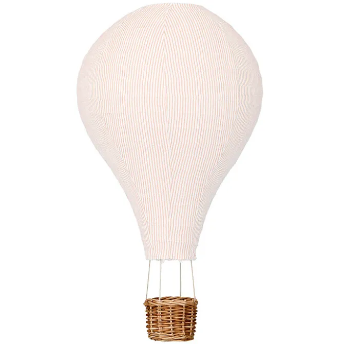Camcam Copenhagen Abat-jour Montgolfière - Classic Stripes Rose