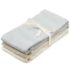 Camcam Copenhagen Lot de 3 Langes - Mix Classic Stripes Blue