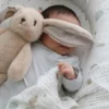 Camcam Copenhagen Peluche Lapin Billie Latte Classic Stripes Camel - Medium