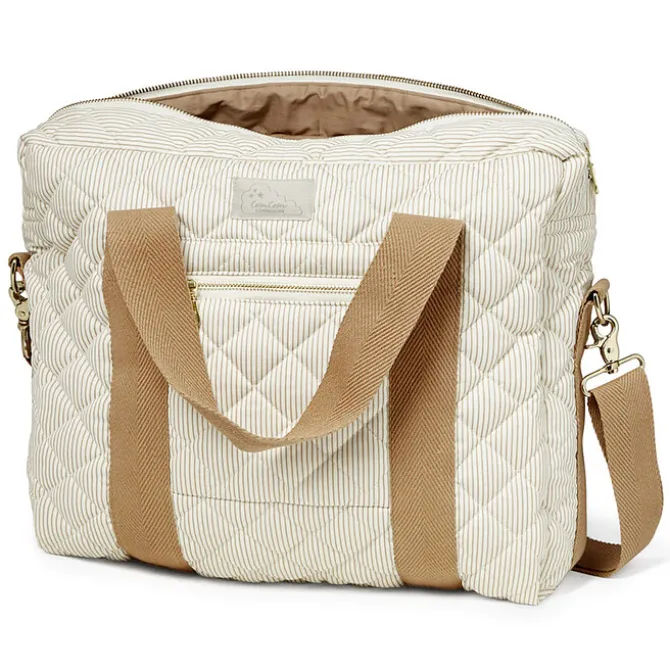 Camcam Copenhagen Sac à Langer - Classic Stripes Camel