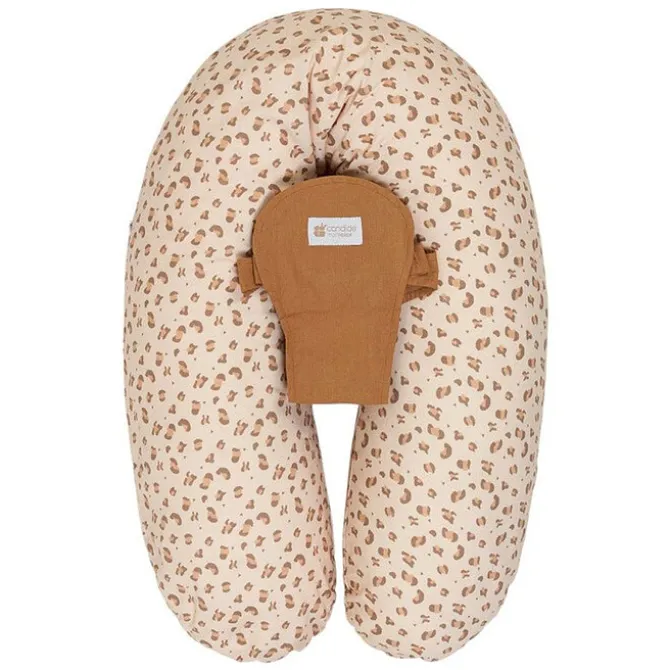 Candide Coussin de Maternité et d'Allaitement Multirelax Jersey - Léopard