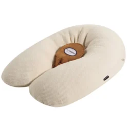 Candide Coussin de Maternité et d'Allaitement Multirelax Organic Coton - Beige