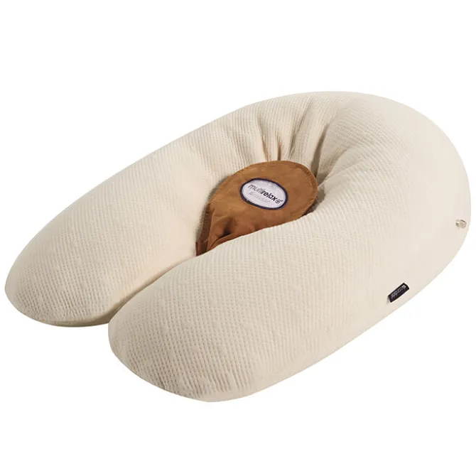 Candide Coussin de Maternité et d'Allaitement Multirelax Organic Coton - Beige