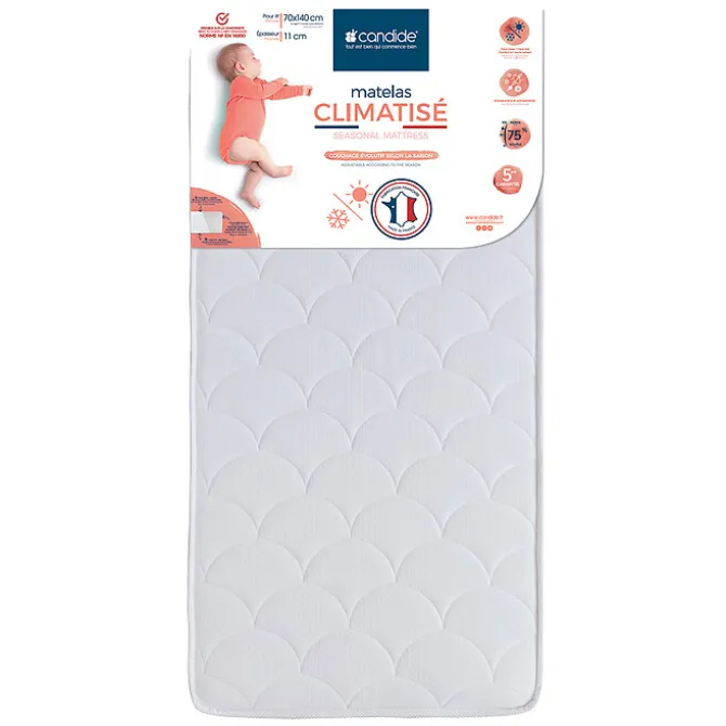 Candide Matelas Climatisé - 70 x 140 cm