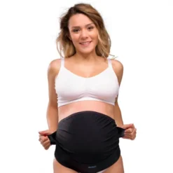 carriwell Ceinture de Grossesse Ventrale Ajustable Noir - L/XL