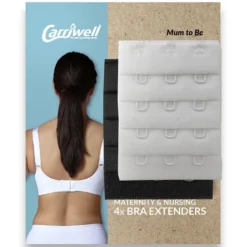 carriwell Lot de 4 Extenseurs de Dos - Noir et Blanc