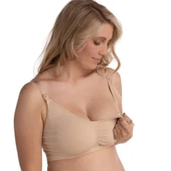 carriwell Soutien-gorge de Grossesse et d'Allaitement Sans Coutures Chair - XL