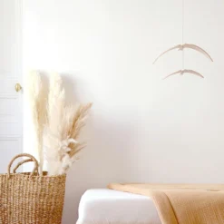Charlie Crane Mobile Kano Birds - Naturel