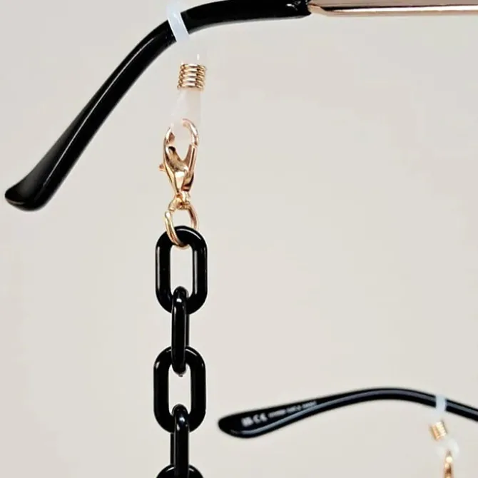 Charly Therapy Chaine de Lunettes Calathéa - Noir