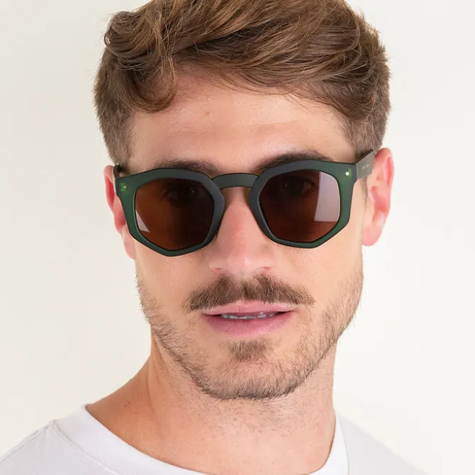 Charly Therapy Lunettes de Soleil Audrey - Vert