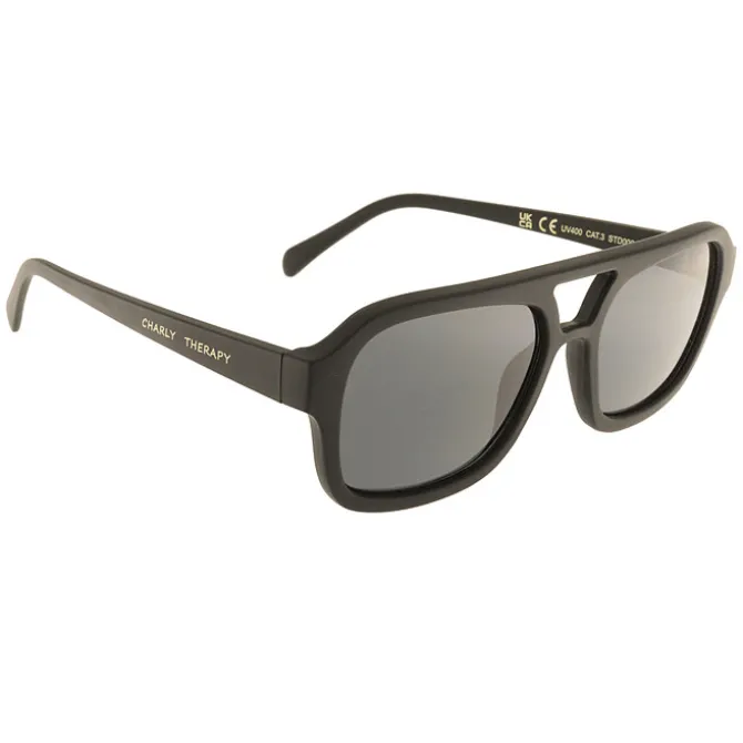 Charly Therapy Lunettes de Soleil Robert - Noir