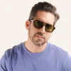 Charly Therapy Lunettes de Soleil Robert - Militaire