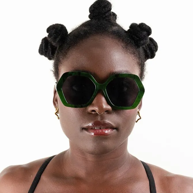 Charly Therapy Lunettes de Soleil Iman - Jade