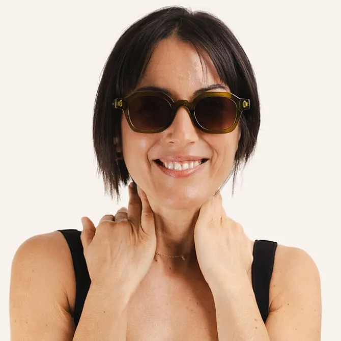 Charly Therapy Lunettes de Soleil Boy - Kiwi