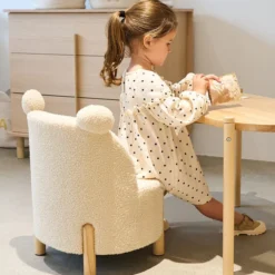 Childhome Chaise Enfant - Teddy Ecru