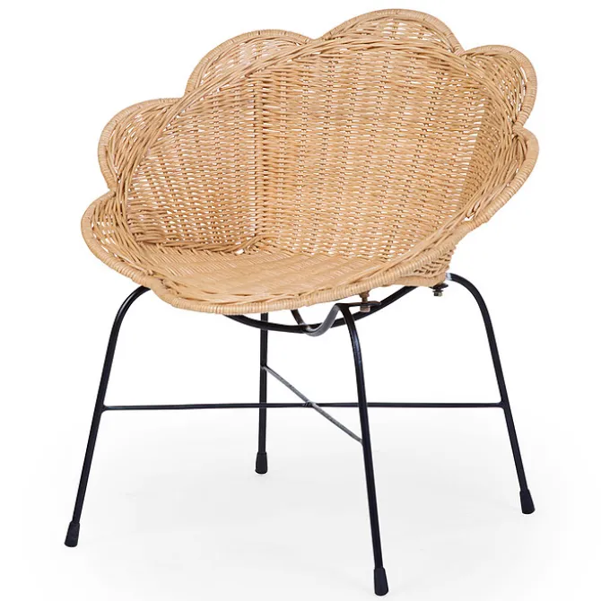 Childhome Chaise Fleur en Rotin - Naturel