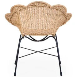 Childhome Chaise Fleur en Rotin - Naturel