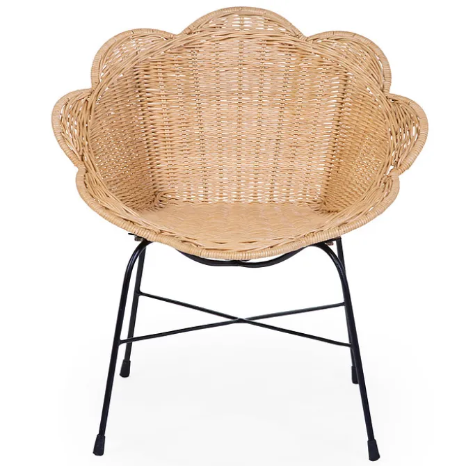 Childhome Chaise Fleur en Rotin - Naturel
