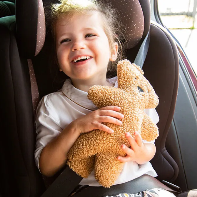 Childhome Coussin de Ceinture de Sécurité - Teddy Beige