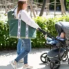 Childhome Family Bag Signature Canvas - Vert