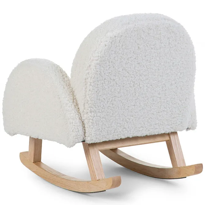 Childhome Fauteuil à Bascule pour Enfant - Teddy Ecru