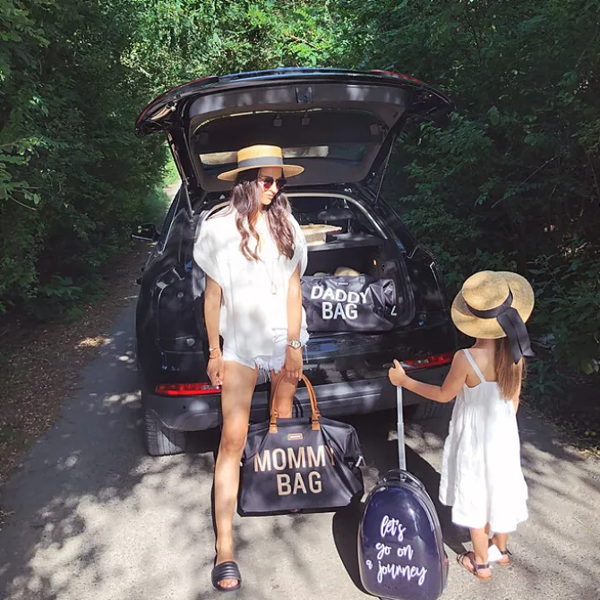 Childhome Mommy Bag Large - Noir et Or