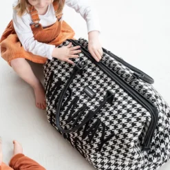 Childhome Mommy Bag Large - Pied de Poule Noir