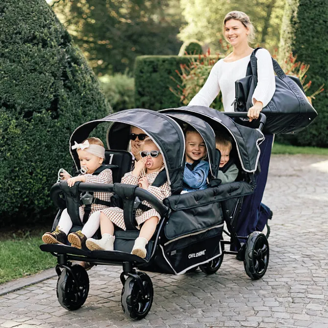 Childhome Mommy Bag Large Signature Similicuir - Noir