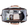 Childhome Mommy Bag Large Signature Canvas - Noir
