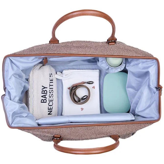Childhome Mommy Bag Large Teddy - Soft Brown