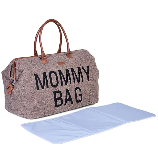 Childhome Mommy Bag Large Teddy - Soft Brown